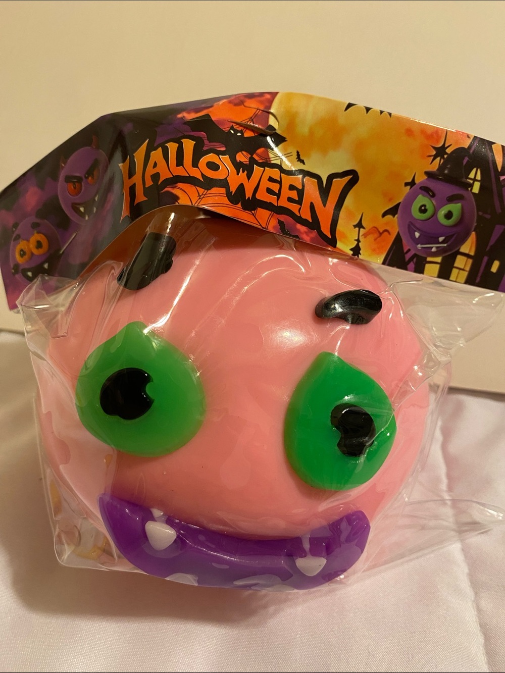 Halloween Kids Monster Squeeze Toy - Pink